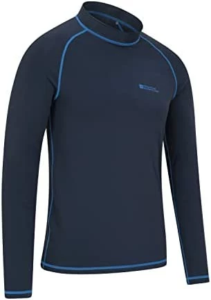 Best Pirce β€οΈ Mountain Warehouse Mens Long Sleeves Rash Guard - Fast Dry Navy β¨ - Image 7