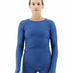 Best deal 🧨 TYR 👩 Women's Belize Rashguard Long Sleeve Top Navy 👍