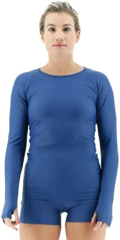 Best deal 𧨠TYR π© Women's Belize Rashguard Long Sleeve Top Navy π - Image 6