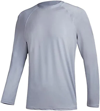 Best deal π Men's Long Sleeve Swim π Shirts Rashguard UPF 50+ UV Sun Protection π Shirt Athletic Workout Running Hiking T-Shirt Swimwear 07- T1 Blue π - Image 4