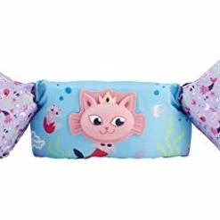 Best deal 🛒 Stearns Original Puddle Jumper Kids Life Jacket | Deluxe 3D Life Vest For Children, Cat Mermaid, 30-50 Pounds ⌛