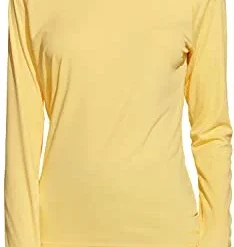 New β€οΈ TSLA π© Women's UPF 50+ Long Sleeve Rash Guard Swim π Shirts, UV Protection Sun π Shirts, Regular-Fit Quick Dry Water π Shirts Sun Block Long Sleeve Colorful Palms π€©