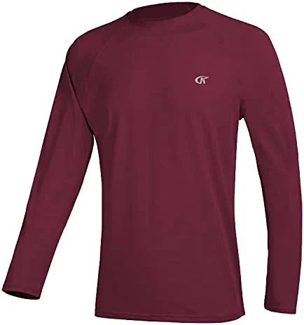 Best deal π Men's Long Sleeve Swim π Shirts Rashguard UPF 50+ UV Sun Protection π Shirt Athletic Workout Running Hiking T-Shirt Swimwear 07- T1 Blue π - Image 12