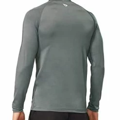 Best deal 😉 BALEAF Men's Long Sleeve Rashguard UPF 50+ Swim Rash Guard Water 👚 Shirts For 🏄 Surfing Diving Kayaking Grey ⌛
