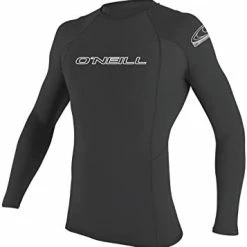 Wholesale ✨ O'Neill Men's Basic Skins UPF 50+ Long Sleeve Rash Guard Smoke 😉