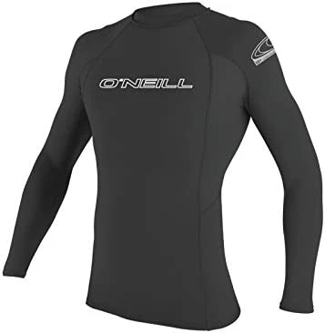 Wholesale β¨ O'Neill Men's Basic Skins UPF 50+ Long Sleeve Rash Guard Smoke π