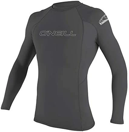 Wholesale β¨ O'Neill Men's Basic Skins UPF 50+ Long Sleeve Rash Guard Smoke π - Image 6