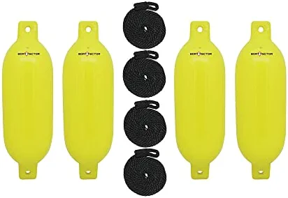 Best reviews of β 3006.7384 BoatTector Inflatable Fender Value 4-Pack - 6.5" X 22", Black π - Image 6