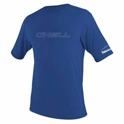 Outlet ✨ O'Neill Men's Basic Skins Rash Tee, Royal - Adult L ✔️