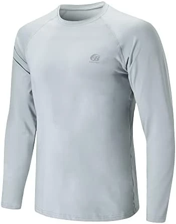 Top 10 π BOELTWIN Long Sleeve Cooling π Shirts And Rash Guard For Men With UPF 50+ Sun Protection For Hiking Fishing Running Gray π - Image 5