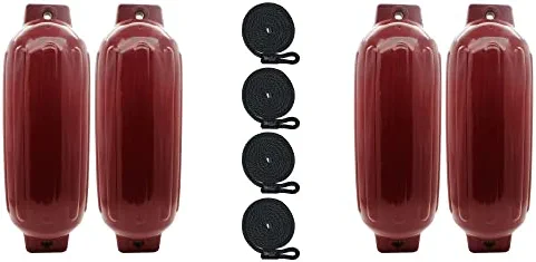 Best reviews of β 3006.7384 BoatTector Inflatable Fender Value 4-Pack - 6.5" X 22", Black π - Image 11