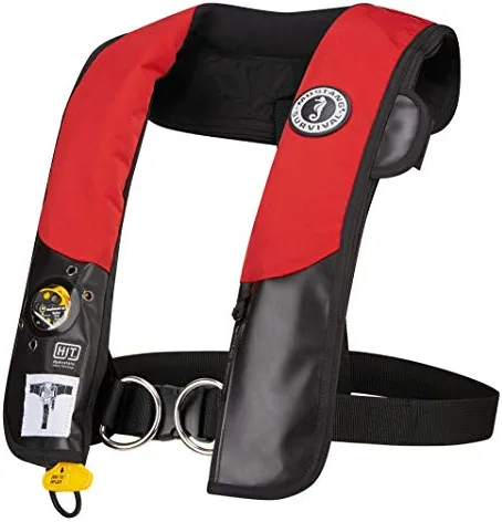 Flash Sale π Ustang Survival Corp Inflatable PFD With HIT (Auto Hydrostatic) With Harness Black β¨ - Image 2