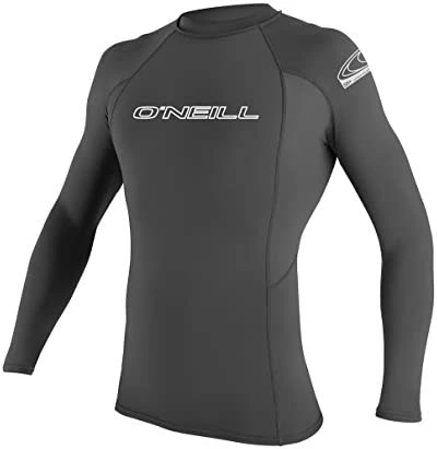 Wholesale β¨ O'Neill Men's Basic Skins UPF 50+ Long Sleeve Rash Guard Smoke π - Image 4