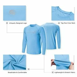 Top 10 🎉 BOELTWIN Long Sleeve Cooling 👕 Shirts And Rash Guard For Men With UPF 50+ Sun Protection For Hiking Fishing Running Gray 😍
