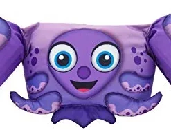 Best deal 🤩 Original Puddle Jumper Kids 3D Costume Life Jacket | Life Vest For Children 33 To 55 Pounds Purple Octopus ✔️