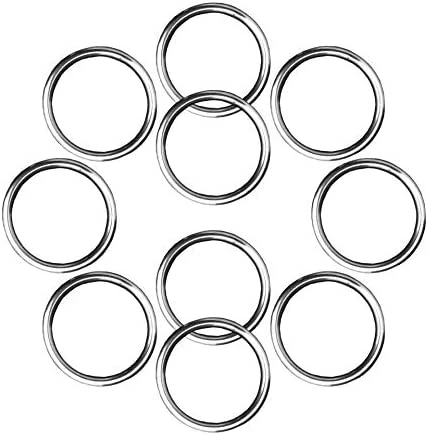 Budget 𧨠Ainless Steel 316 Round Ring Welded 5/32" X 1.5" (4mm X 38mm) Marine Grade O - R 𧨠- Image 2