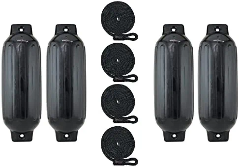 Best reviews of β 3006.7384 BoatTector Inflatable Fender Value 4-Pack - 6.5" X 22", Black π - Image 7
