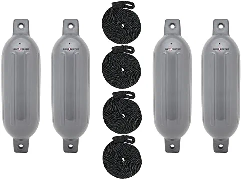 Best reviews of β 3006.7384 BoatTector Inflatable Fender Value 4-Pack - 6.5" X 22", Black π - Image 10