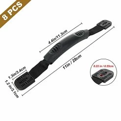 Hot Sale π― 8 PCS Kayak Handles Replacement Kayak Carry Handles With Hardware Black Canoe Boat Side Mount Carry Handles With Screws, Canoe Accessories For Ocean Lifetime Pelican Kayaks Boat Suitcase Luggage π§¨