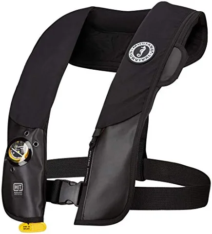 Flash Sale π Ustang Survival Corp Inflatable PFD With HIT (Auto Hydrostatic) With Harness Black β¨