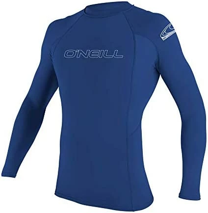 Wholesale β¨ O'Neill Men's Basic Skins UPF 50+ Long Sleeve Rash Guard Smoke π - Image 5