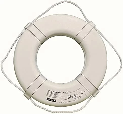 Cheap β¨ GW-24 G-Series Life Ring With Web Straps - 24", White π - Image 5