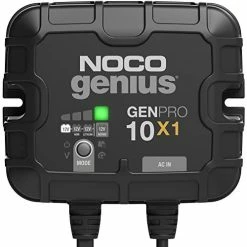 Buy 💯 Genius GENPRO10X1, 1-Bank, 10-Amp (10-Amp Per Bank) Automatic Waterproof Smart Marine Charger, 12V Onboard Battery Charger, Battery Maintainer And Battery Desulfator With Temperature Compensation 🎉