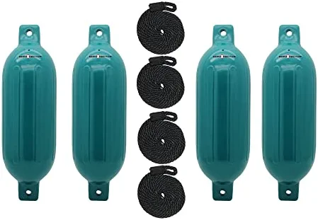 Best reviews of β 3006.7384 BoatTector Inflatable Fender Value 4-Pack - 6.5" X 22", Black π - Image 2