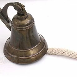 Deals 🎁 Brass Ship Bell Nautical Old Antique, Heavy Duty Old Antique Brass Bell, Brass Maritime Duty ⌚ Watch Ship?s Bell In Old Antique Finish By 😉