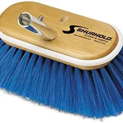 Budget 😀 955 6 Inch Medium Bristle Brush, Deck Brush With Yellow Polystyrene Bristles ❤️