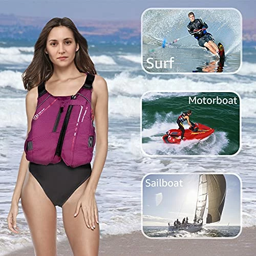 Deals β¨ Adult Life Jacket Swim Vest Buoyancy Aid Jacket PFD For Fishing Sailing π Surfing Boating Kayaking For Water Sports π - Image 3