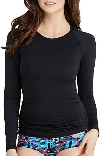 Best deal 𧨠TYR π© Women's Belize Rashguard Long Sleeve Top Navy π - Image 4