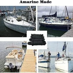 Best Pirce ❤️ Dock Line, Double Braided Nylon Dock Lines 4840 Lbs Breaking Strength (L: 20 Ft. D:1/2 Inch Eyelet: 12 Inch) 2 Pack Of Marine Mooring Rope Boat Dock Lines Working Load Limit:968 Lbs ✨