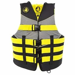 Promo 💯 Adult Water Life Vest -USCGA Type III Nylon - Method Yellow 👏